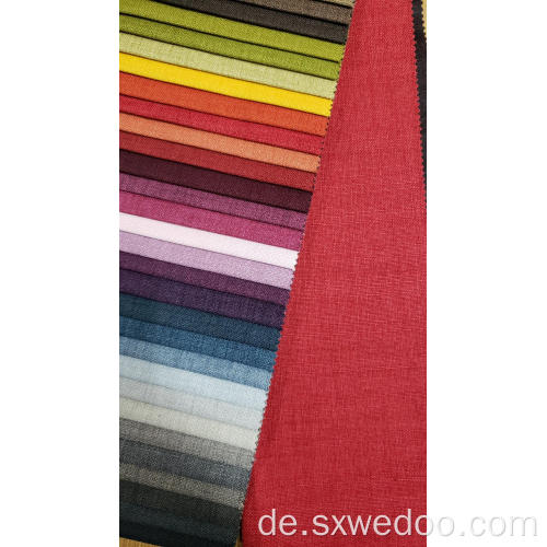 Mehrere Farben Leinen Polyester Stoff für Sofa Möbel